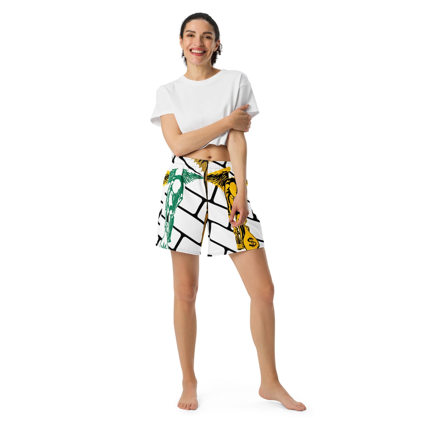 All-Over Print Unisex Athletic Long Shorts